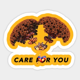 CARE FOR YOU Sticker